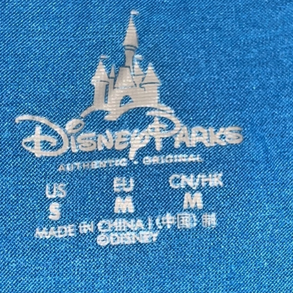 Disney Parks bright blue Mickey sleeveless open back t-shirt size S - Picture 5 of 7